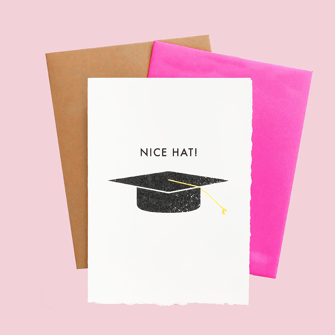 GRAD NICE HAT Card idrawpicturesStudio GRAD NICE HAT Card idrawpicturesStudio