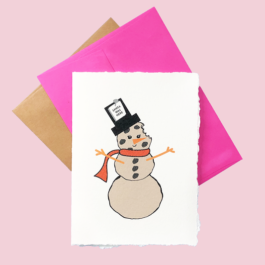 CHRISTMAS SNOWMAN Card